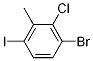 1-Bromo-2-chloro-4-iodo-3-methylbenzene Structure,1000573-57-8Structure