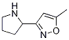 5-Methyl-3-(pyrrolidin-2-yl)isoxazole Structure,1000932-34-2Structure