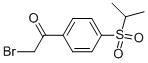 2-Bromo-1-(4-(isopropylsulfonyl)phenyl)ethanone Structure,100126-06-5Structure