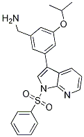 (3-Isopropoxy-5-(1-(phenylsulfonyl)-1h-pyrrolo[2,3-b]pyridin-3-yl)phenyl)-methanamine Structure,1001414-25-0Structure