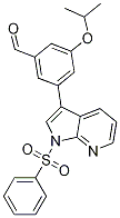 3-Isopropoxy-5-(1-(phenylsulfonyl)-1h-pyrrolo[2,3-b]pyridin-3-yl)benzaldehyde Structure,1001414-26-1Structure