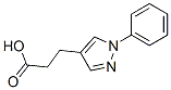 3-(1-Phenyl-1H-pyrazol-4-yl)propanoic acid Structure,100142-73-2Structure