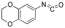 2,3-Dihydro-1,4-benzodioxin-6-yl isocyanate Structure,100275-94-3Structure