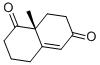 R(-)-8a-Methyl-3,4,8,8a-tetrahydro-1,6(2H,7H)-naphthalenendione Structure,100348-93-4Structure