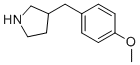 3-(4-Methoxybenzyl)pyrrolidine Structure,1003561-92-9Structure