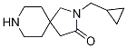 2-(Cyclopropylmethyl)-2,8-diazaspiro[4.5]decan-3-one Structure,1003564-44-0Structure