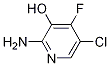 2-Amino-5-chloro-4-fluoro-3-hydroxypyridine Structure,1003710-83-5Structure