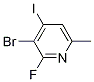 3-Bromo-2-fluoro-4-iodo-6-picoline Structure,1003711-61-2Structure