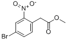 Methyl2-(4-bromo-2-nitrophenyl)acetate Structure,100487-82-9Structure