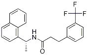 (R)-n-(1-(naphthalen-1-yl)ethyl)-3-(3-(trifluoromethyl)phenyl)propanamide Structure,1005450-55-4Structure