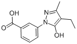 3-(4-Ethyl-5-hydroxy-3-methyl-1H-pyrazol-1-yl)benzoic acid Structure,1005615-03-1Structure