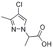 2-(4-Chloro-3-methyl-1H-pyrazol-1-yl)propanoic acid Structure,1005694-58-5Structure