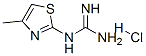 4-Methylthiazol-2-ylguanidine hydrochloride Structure,100599-91-5Structure