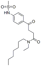 N-Ethyl-N-heptyl-4-[(4-Mesylamino)phenyl]-4-oxobutanamide Structure,100632-58-4Structure