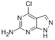 1H-Pyrazolo[3,4-d]pyrimidin-6-amine, 4-chloro- Structure,100644-65-3Structure