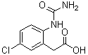 2-(5-Chloro-2-ureidophenyl)acetic acid Structure,100666-71-5Structure