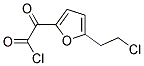 2-Furanacetyl chloride, 5-(2-chloroethyl)-alpha-oxo-(9ci) Structure,100750-59-2Structure