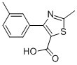 2-Methyl-4-m-tolyl-thiazole-5-carboxylic acid Structure,1007873-60-0Structure