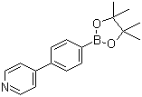 Pyridine, 4-[4-(4,4,5,5-tetramethyl-1,3,2-dioxaborolan-2-yl)phenyl]- Structure,1009033-87-7Structure