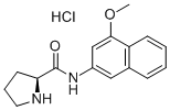 L-Poline 4-methoxy-β-naphthylamide hydrochloride Structure,100930-07-2Structure