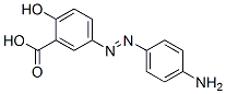 5-(4-Amino-phenylazo)-2-hydroxy-benzoic acid Structure,101-51-9Structure