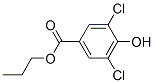 3,5-dichloro-4-hydroxybenzoic acid propyl ester Structure,101003-80-9Structure