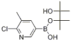 Pyridine, 2-chloro-3-methyl-5-(4,4,5,5-tetramethyl-1,3,2-dioxaborolan-2-yl)- Structure,1010101-07-1Structure