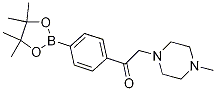 1-(4-Methyl-1-piperazinyl)-2-[4-(4,4,5,5-tetramethyl-1,3,2-dioxaborolan-2-yl)phenyl]-ethanone Structure,1010104-30-9Structure