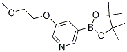 3-(2-Methoxyethoxy)-5-(4,4,5,5-tetramethyl-1,3,2-dioxaborolan-2-yl)-pyridine Structure,1010104-34-3Structure