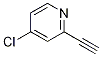 4-Chloro-2-ethynyl-pyridine Structure,1010115-57-7Structure