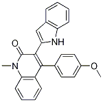 3-(1H-2-indolyl)-4-(4-methoxyphenyl)-1-methyl-1h-2-quinolinone Structure,1010128-58-1Structure