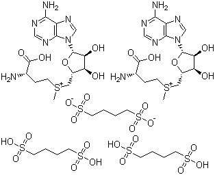 Ademetionine 1,4-butanedisulfonate Structure,101020-79-5Structure