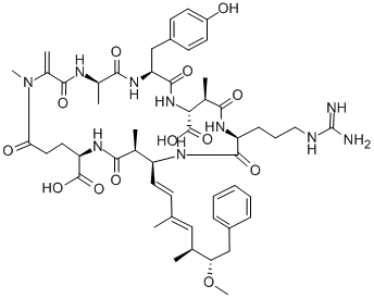 Microcystin YR Structure,101064-48-6Structure