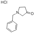 1-Benzyl-3-pyrrolidinone hydrochloride Structure,1012-01-7Structure