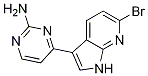 2-Pyrimidinamine, 4-(6-bromo-1h-pyrrolo[2,3-b]pyridin-3-yl)- Structure,1012042-10-2Structure