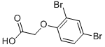 2,4-Dibromophenoxyacetic acid Structure,10129-78-9Structure