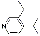 Pyridine, 3-ethyl-4-(1-methylethyl)-(9ci) Structure,101290-52-2Structure