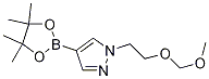 1H-pyrazole, 1-[2-(methoxymethoxy)ethyl]-4-(4,4,5,5-tetramethyl-1,3,2-dioxaborolan-2-yl)- Structure,1013101-73-9Structure