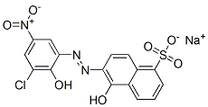 Sodium 6-[(3-chloro-2-hydroxy-5-nitrophenyl)azo]-5-hydroxynaphthalene-1-sulphonate Structure,10132-98-6Structure