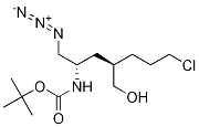 Carbamic acid, n-[(1s,3r)-1-(azidomethyl)-6-chloro-3-(hydroxymethyl)hexyl]-, 1,1-dimethylethyl ester Structure,1013937-97-7Structure