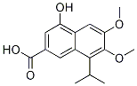 4-Hydroxy-6,7-dimethoxy-8-(1-methylethyl)-2-naphthalenecarboxylic acid Structure,101432-16-0Structure