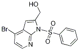 4-Bromo-1-(phenylsulfonyl)-1h-pyrrolo[2,3-b]pyridine-2-methanol Structure,1014613-32-1Structure