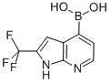 B-[2-(trifluoromethyl)-1h-pyrrolo[2,3-b]pyridin-4-yl]-boronic acid Structure,1014613-47-8Structure