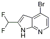 1H-pyrrolo[2,3-b]pyridine, 4-bromo-2-(difluoromethyl)- Structure,1014613-63-8Structure