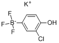 3-Chloro-4-hydroxyphenyltrifluoroborate potassium salt Structure,1015082-74-2Structure