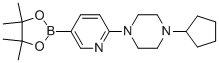 2-(4-Cyclopentyl -piperazin-1-yl) pyridine-5-boronic acid pinacol ester Structure,1015242-01-9Structure