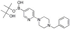 Piperazine, 1-(phenylmethyl)-4-[5-(4,4,5,5-tetramethyl-1,3,2-dioxaborolan-2-yl)-2-pyridinyl]- Structure,1015242-03-1Structure