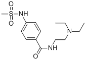 N-(diethylaminoethyl)-4-methylsulfoaminobenzamide Structure,101526-83-4Structure