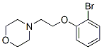 4-[2-(2-Bromophenoxy)ethyl]morpholine Structure,101558-72-9Structure