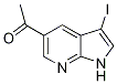 1-(3-Iodo-1H-pyrrolo[2,3-b]pyridin-5-yl)ethanone Structure,1015609-03-6Structure